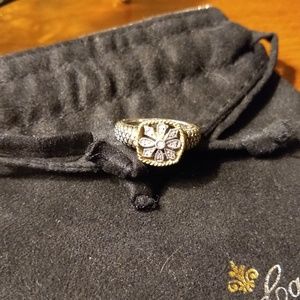 Andrea Candela Sterling and Gold Ring
